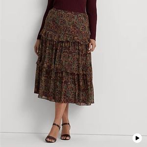 NWT Lauren Ralph Lauren plus skirt